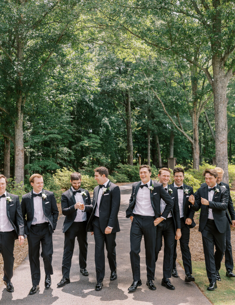 groom and his groomsmen