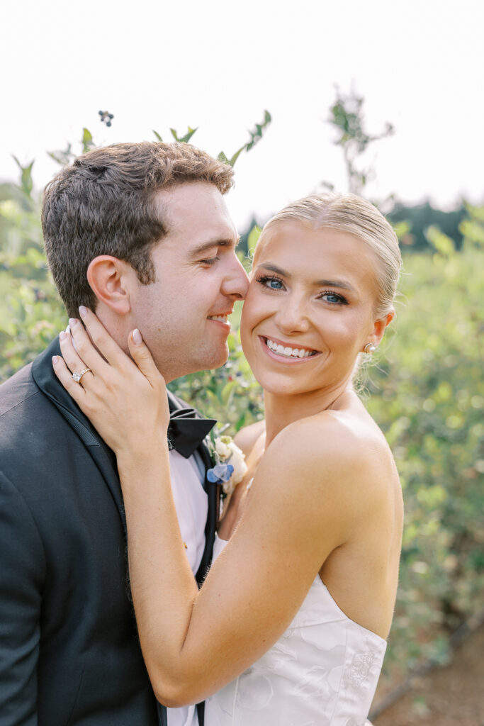 bride and groom portrait