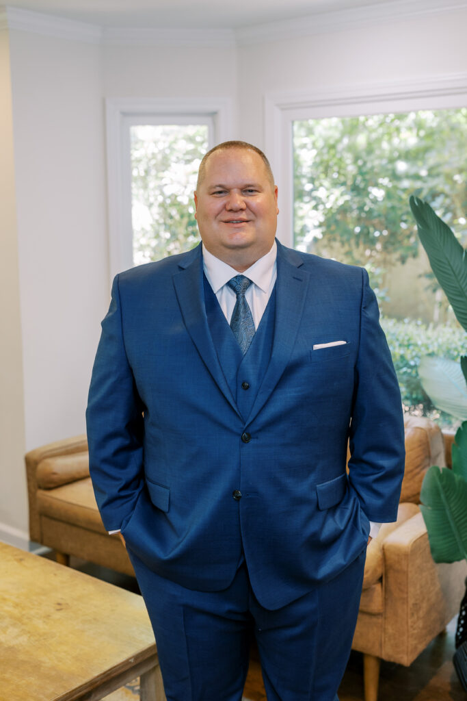 portrait of the groom