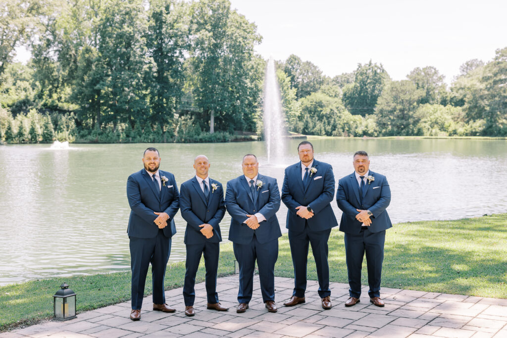groom and his groomsmen