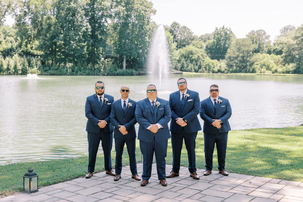groom and his groomsmen