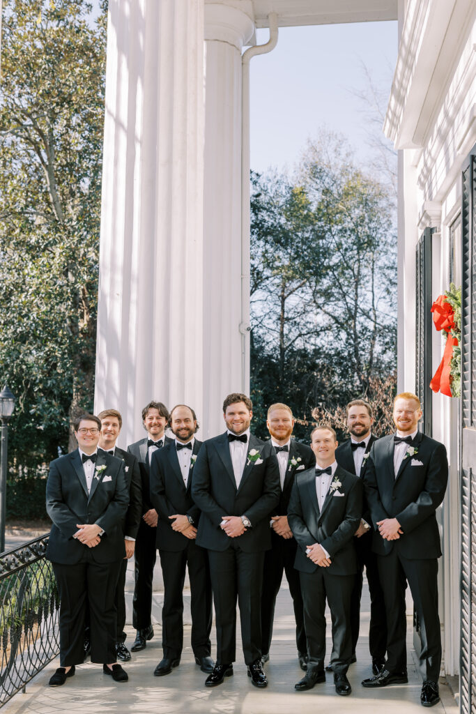 groom and his groomsmen
