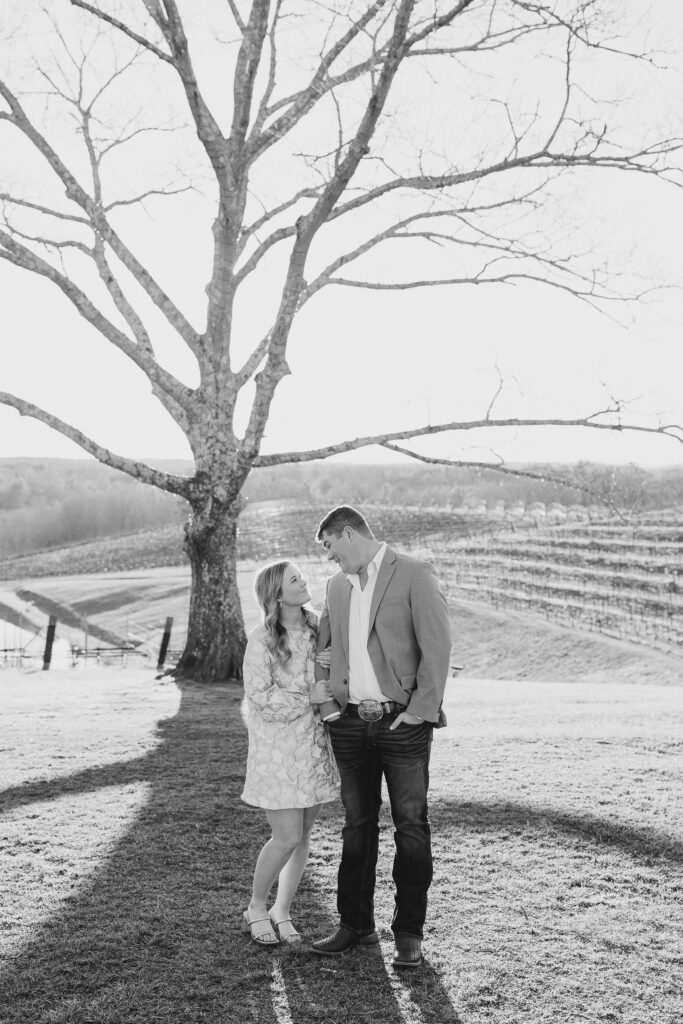 an engagement session at montaluce winery in dahlonega georgia