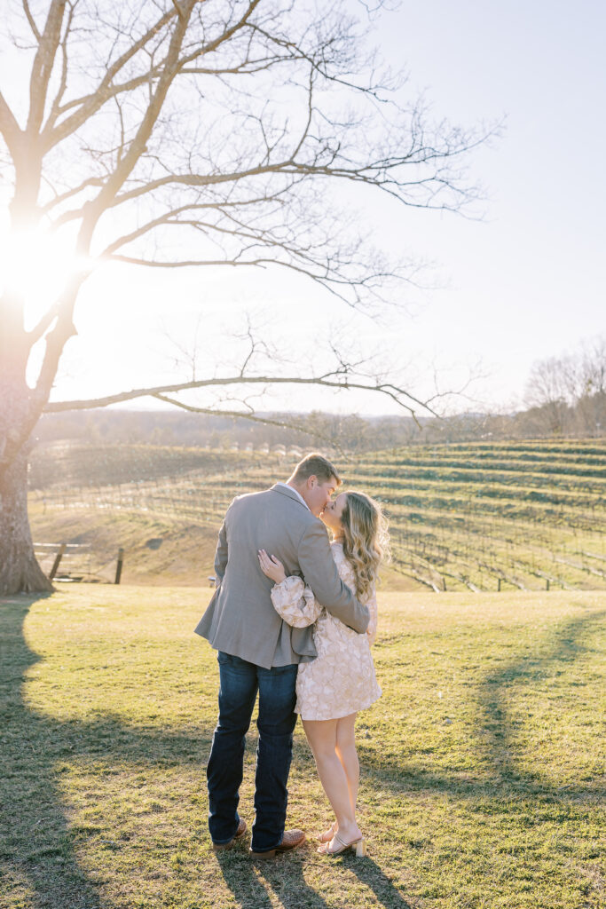 an engagement session at montaluce winery in dahlonega georgia