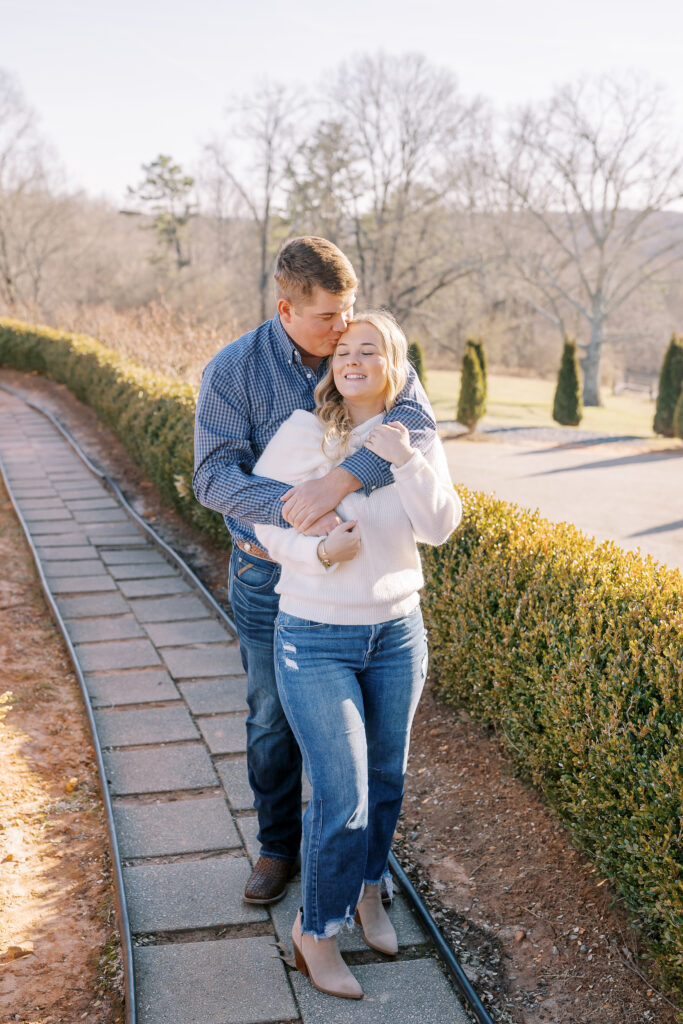 an engagement session at montaluce winery in dahlonega georgia