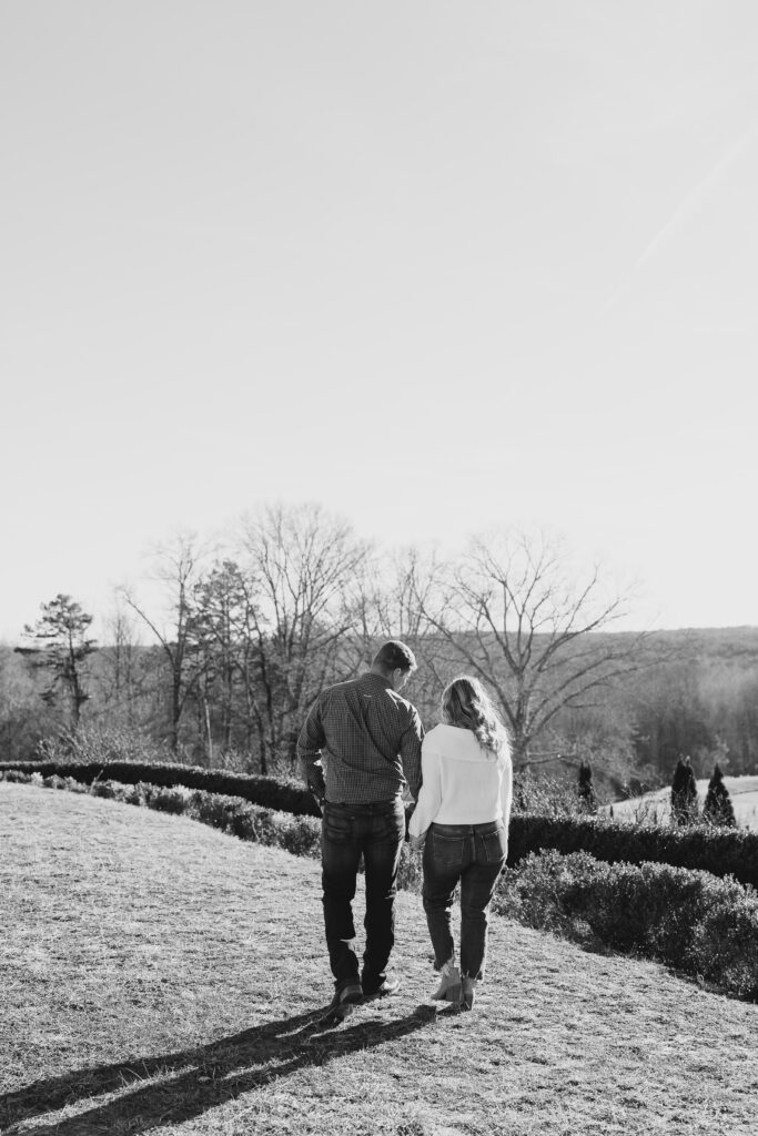 an engagement session at montaluce winery in dahlonega georgia