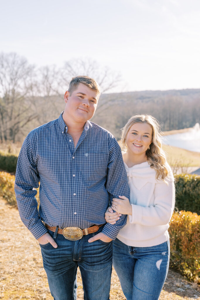 an engagement session at montaluce winery in dahlonega georgia