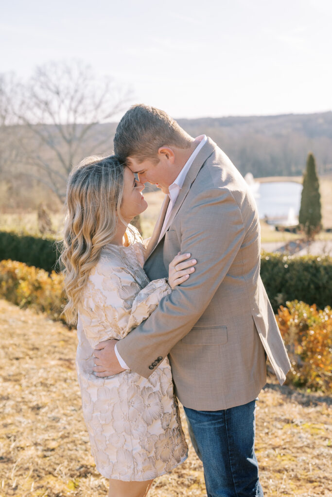 an engagement session at montaluce winery in dahlonega georgia