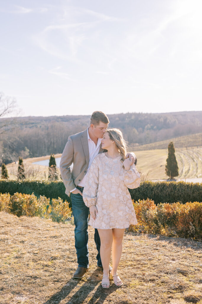 an engagement session at montaluce winery in dahlonega georgia