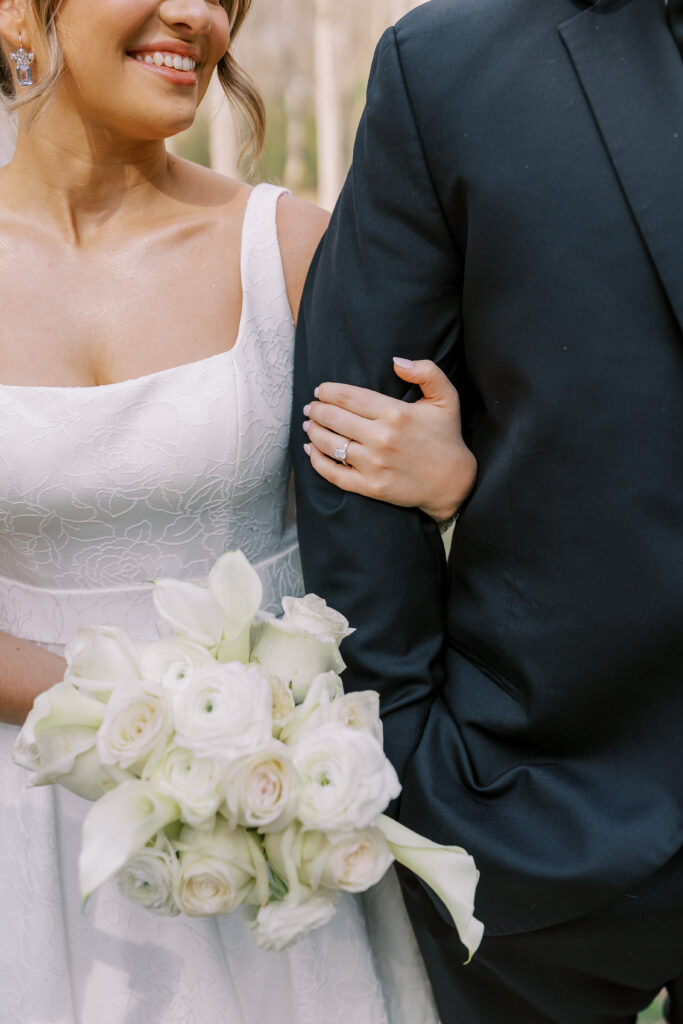 bride and groom portrait