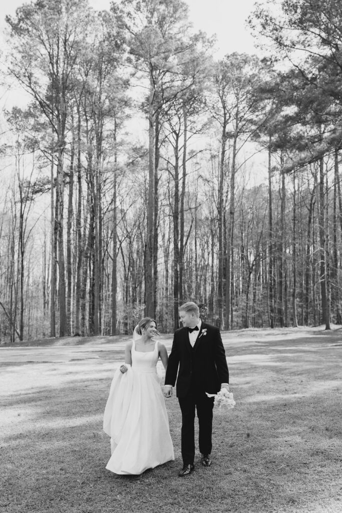 bride and groom portrait