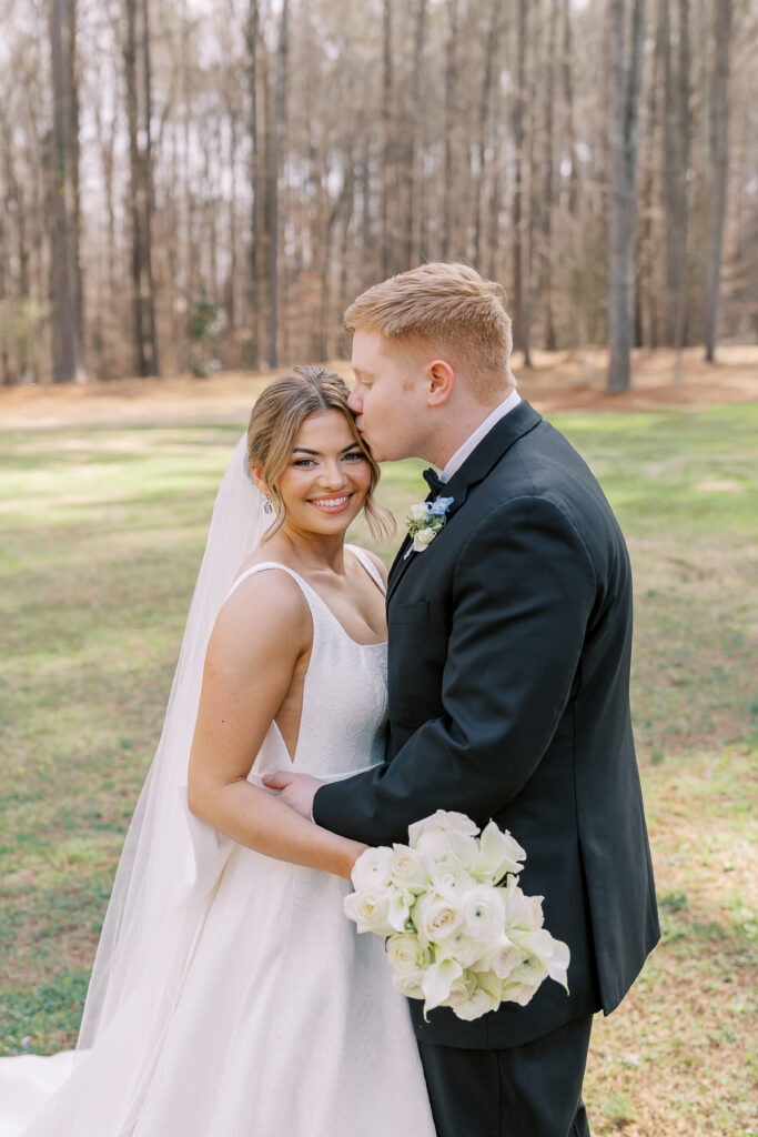 bride and groom portrait
