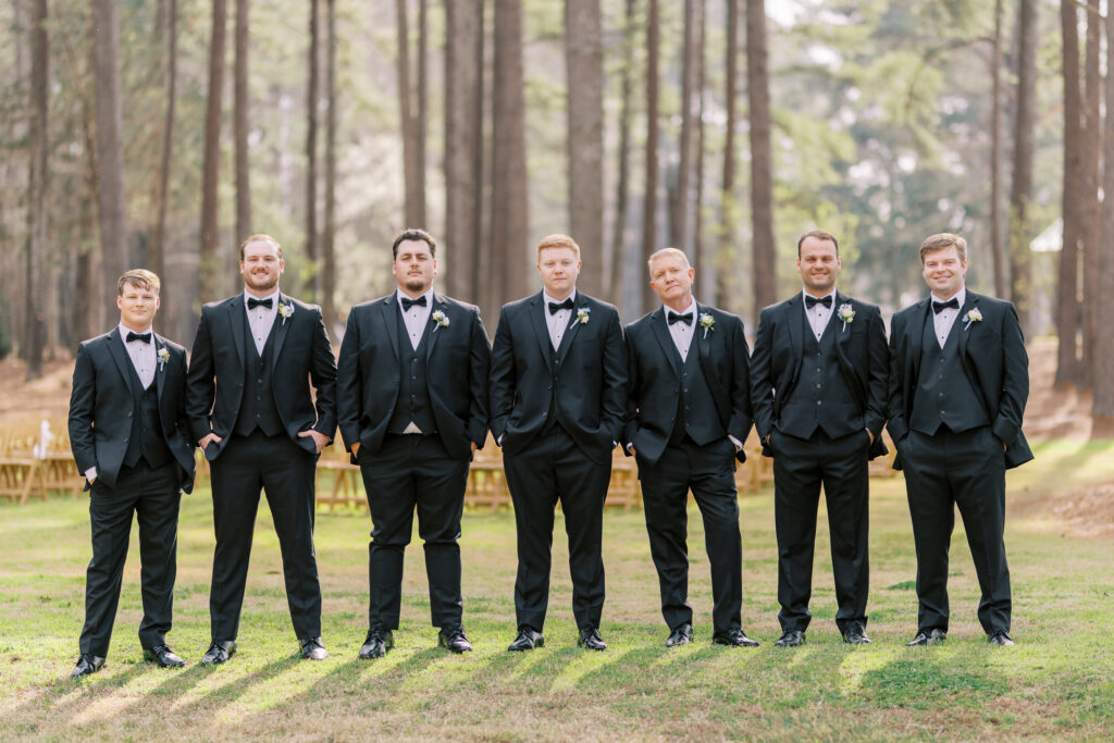 groom and groomsmen