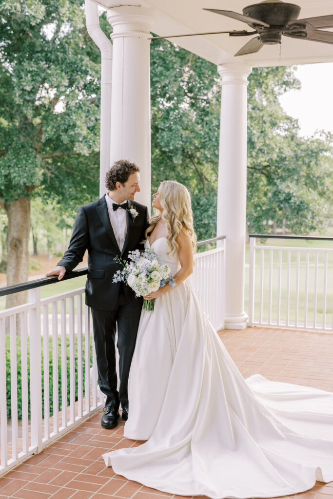 bride and groom portrait