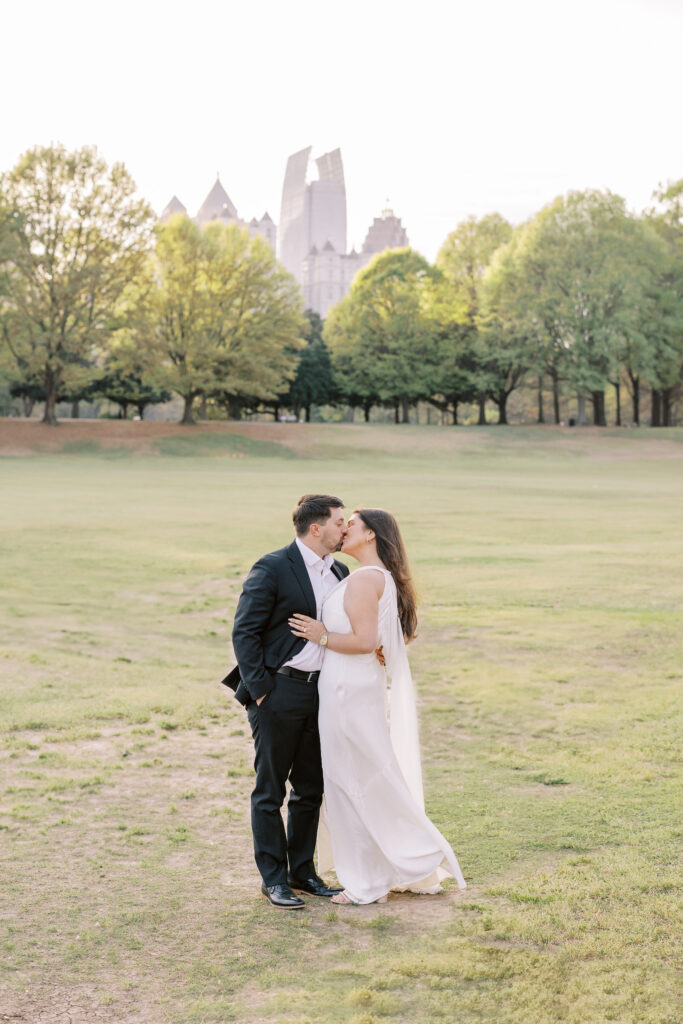 Engagement Session in Piedmont Park in midtown Atlanta