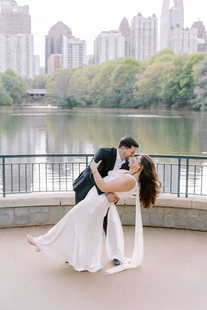 Engagement Session in Piedmont Park in midtown Atlanta