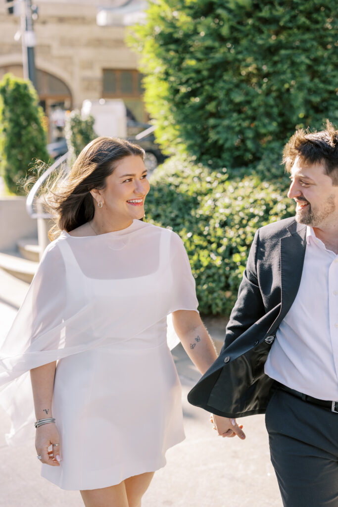 Engagement Session in the Fox District of Midtown Atlanta
