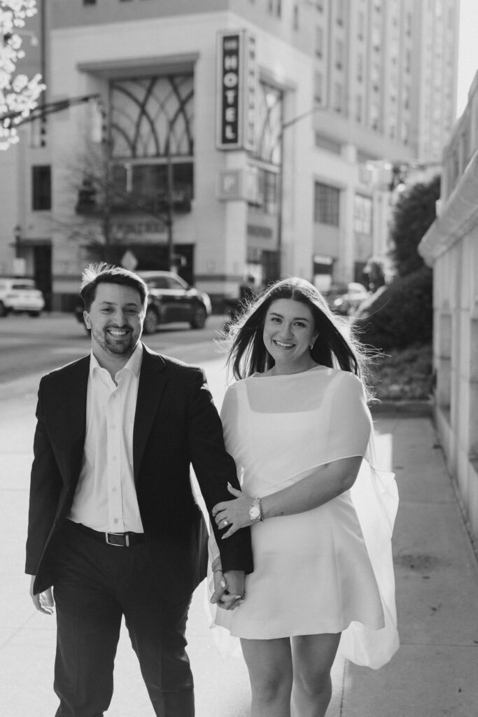 Engagement Session in the Fox District of Midtown Atlanta