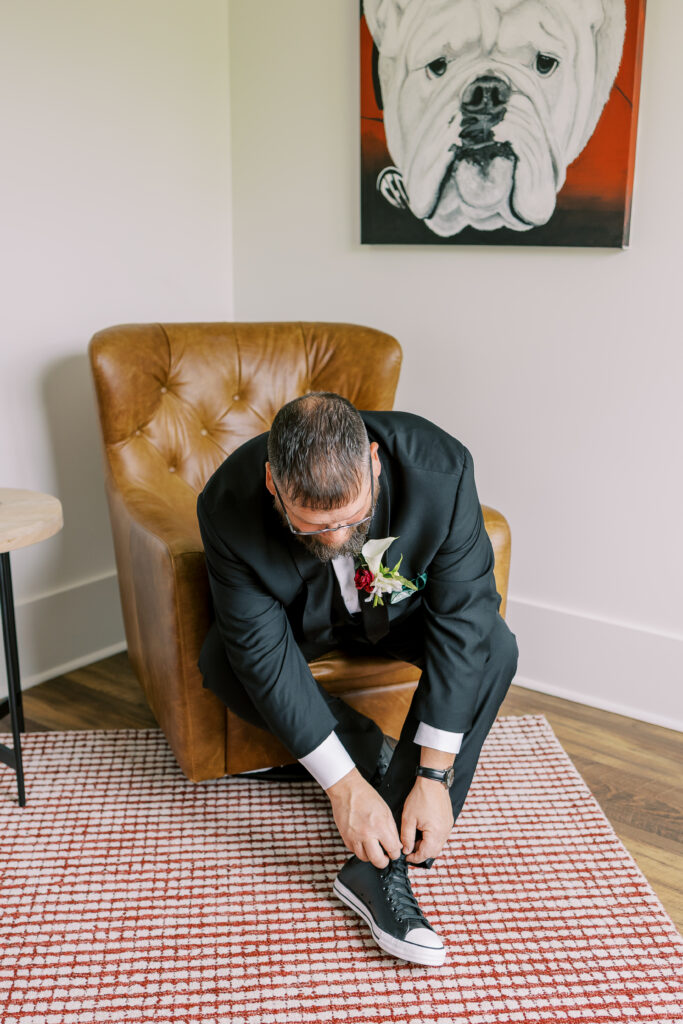 groom portrait