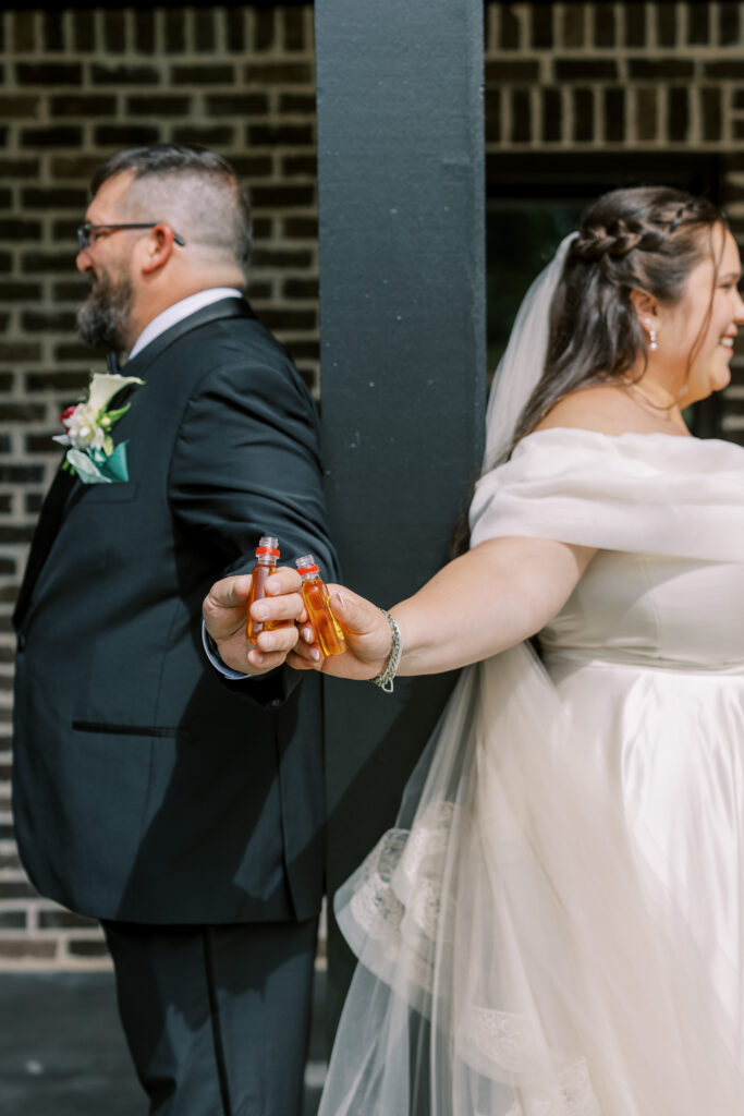 bride and groom before the wedding