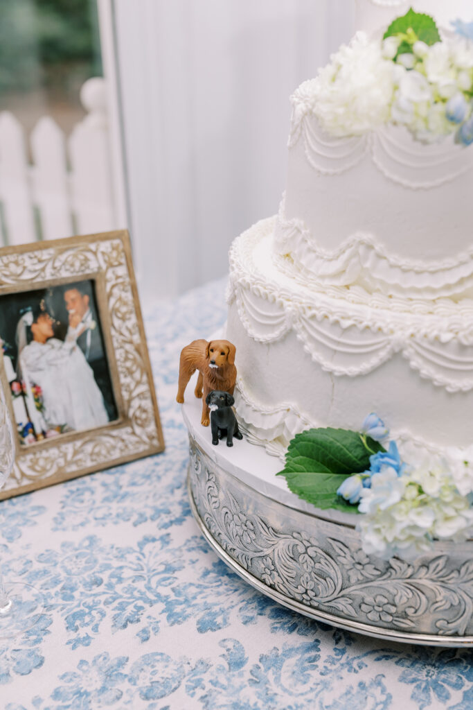 a wedding reception at the burge club