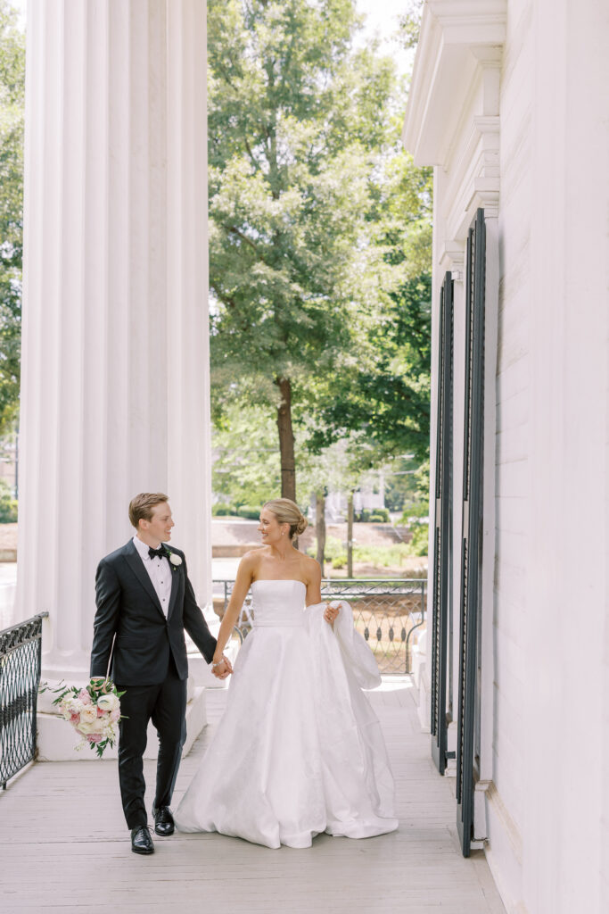 bride and groom portrait