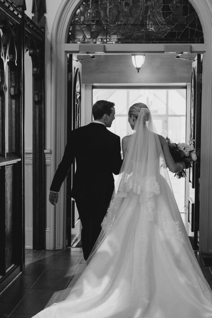 wedding ceremony at Emmanuel Episcopal