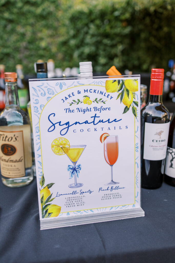 a rehearsal dinner at bishop station in atlanta, georgia