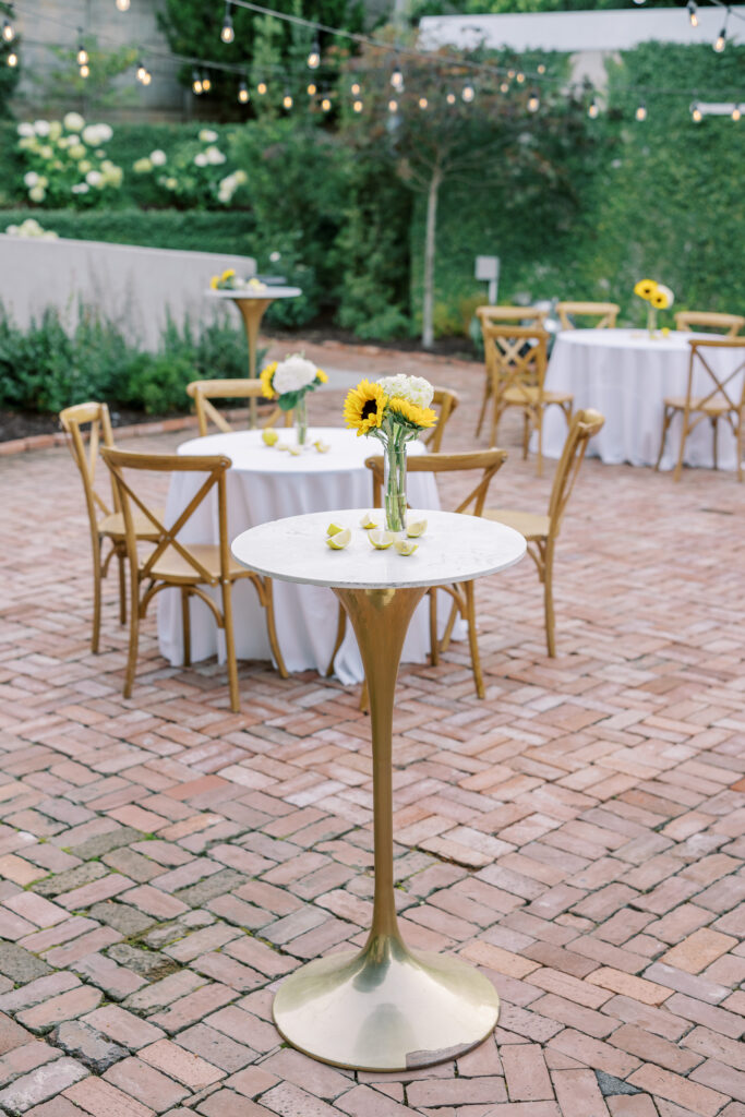 a rehearsal dinner at bishop station in atlanta, georgia