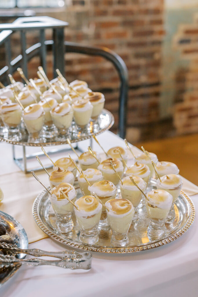 a rehearsal dinner at bishop station in atlanta, georgia