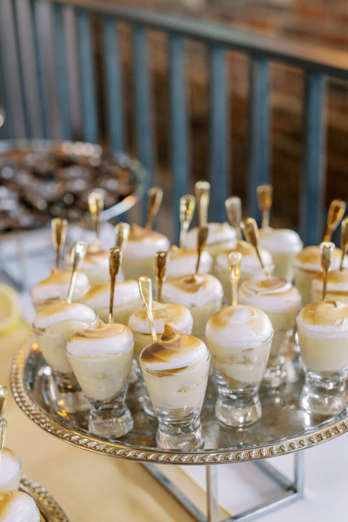 a rehearsal dinner at bishop station in atlanta, georgia