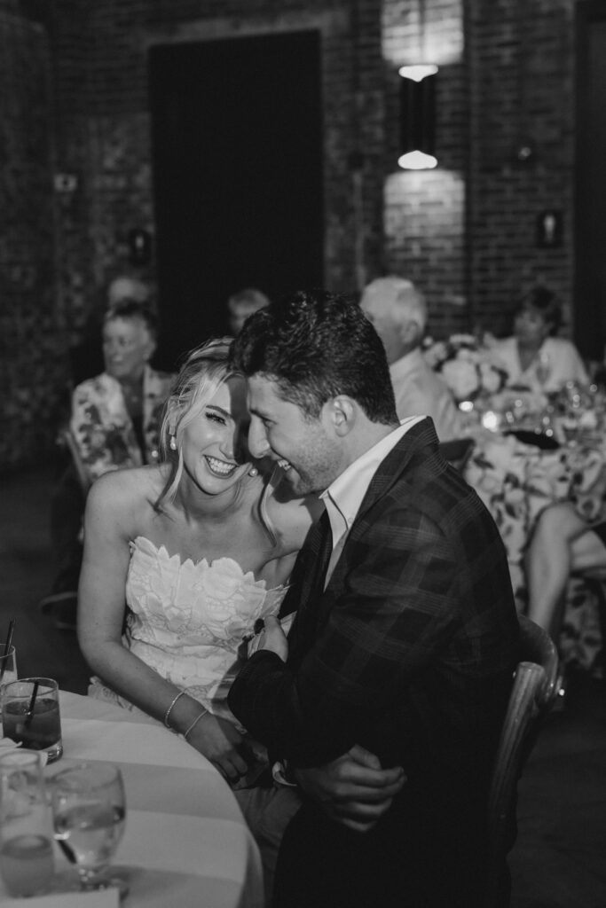 a rehearsal dinner at bishop station in atlanta, georgia