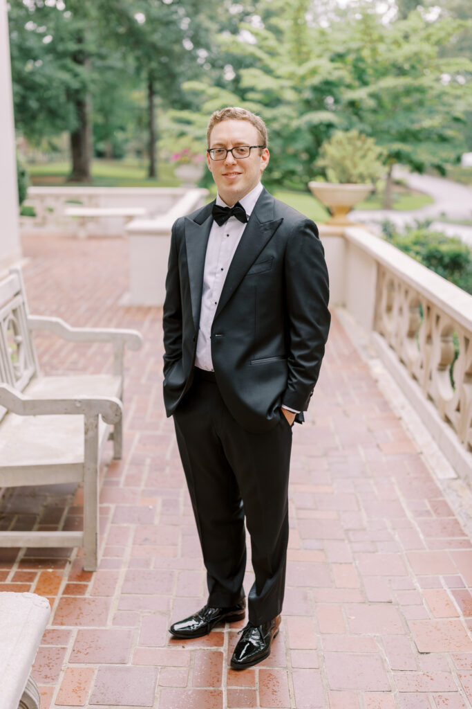 a groom at callanwolde fine arts center