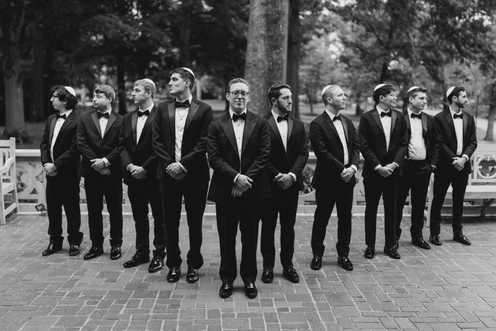 groom and his groomsmen