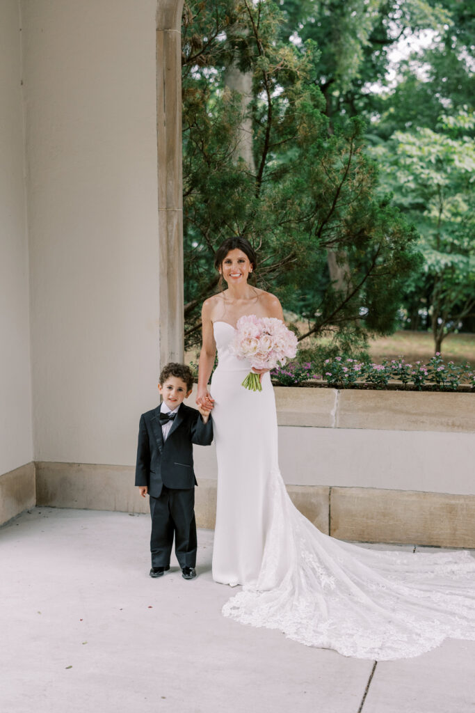 bride and ringbearer