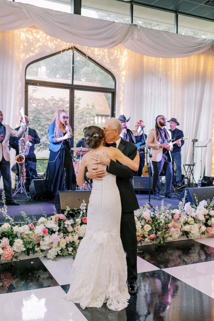 a jewish wedding reception at the callanwolde fine arts center