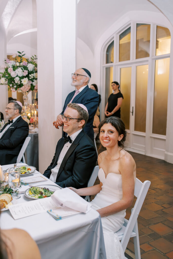 a jewish wedding reception at the callanwolde fine arts center