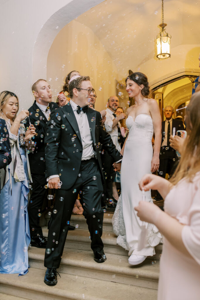 a jewish wedding reception at the callanwolde fine arts center