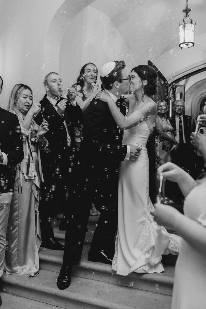 a jewish wedding reception at the callanwolde fine arts center