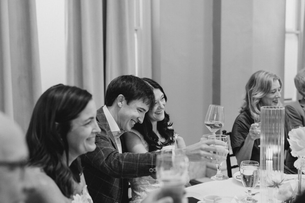 a wedding rehearsal dinner and welcome party at the georgian hall in athens georgia