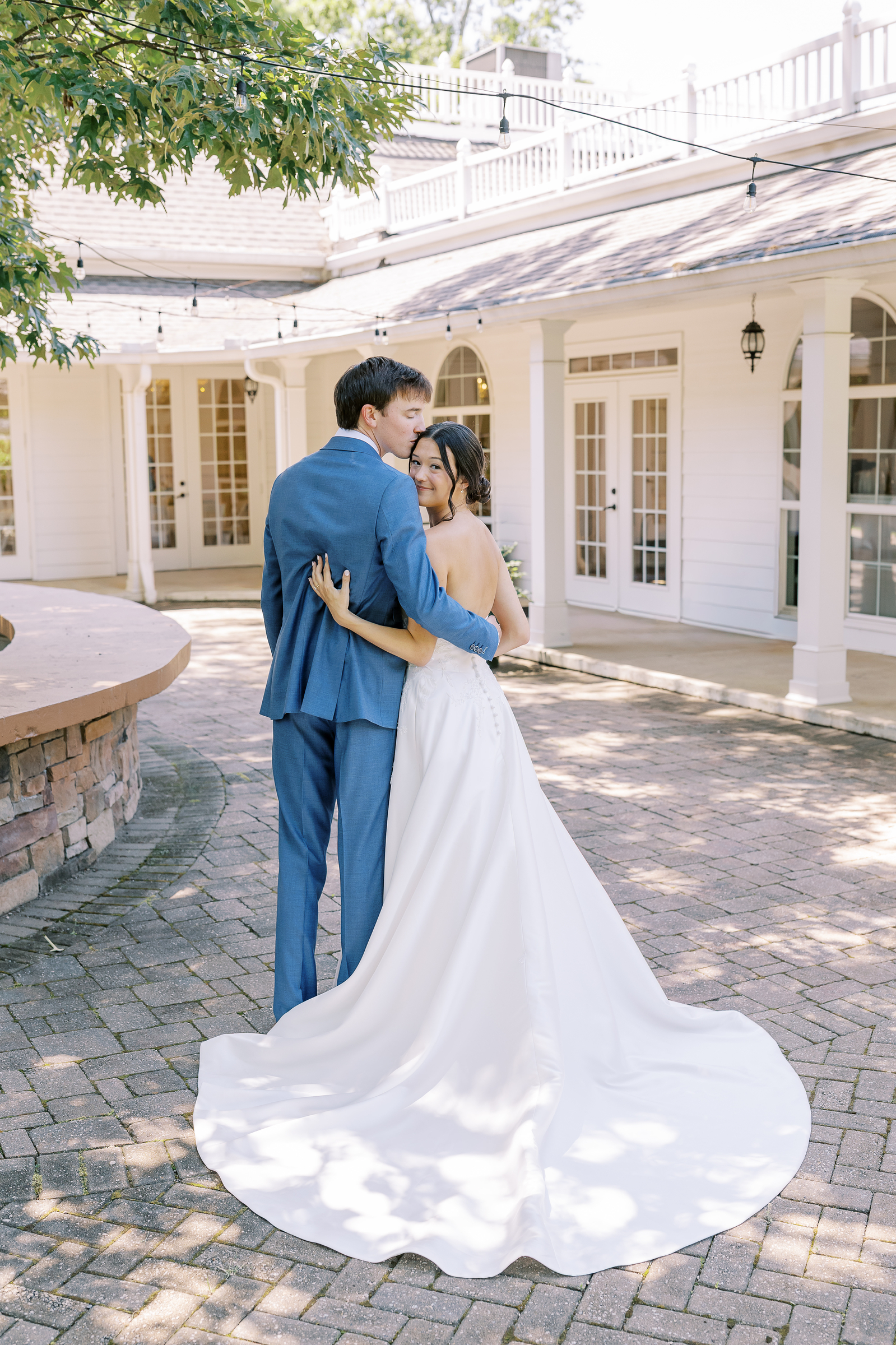 bride and groom portrait