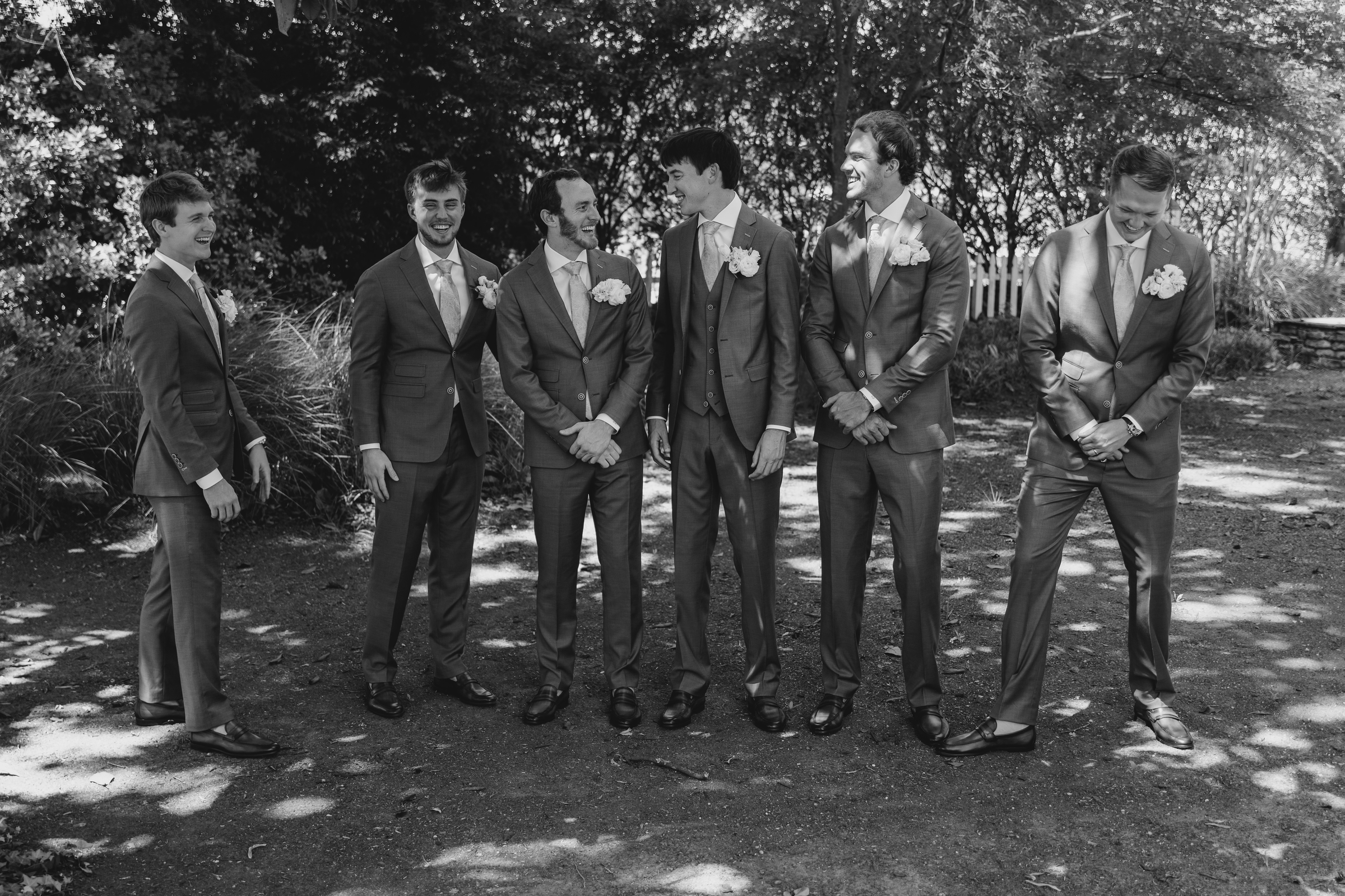 groom and his groomsmen