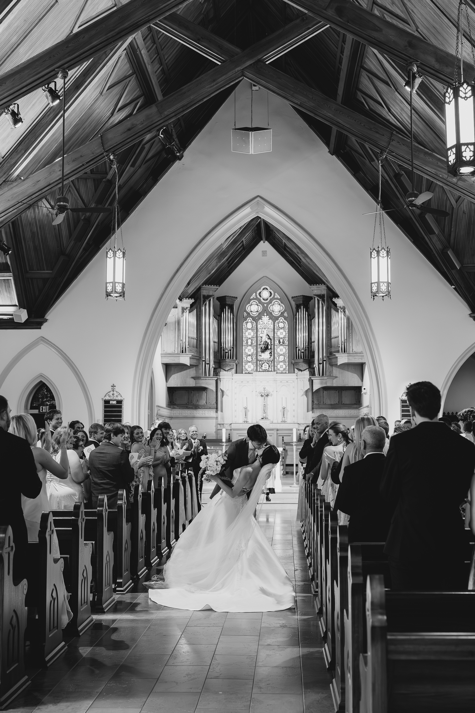 a wedding at Emmanuel Episcopal in Athens, Georgia