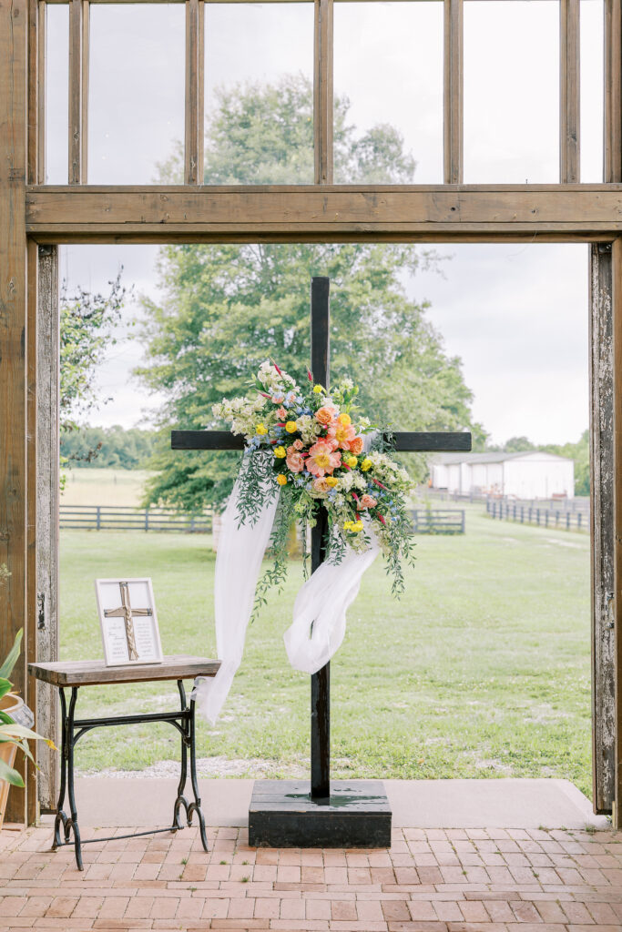 a wedding at the wild daisy farm in molena, ga
