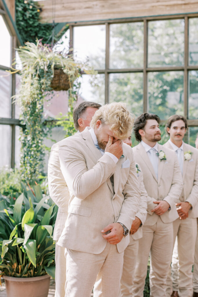 a wedding at the wild daisy farm in molena, ga