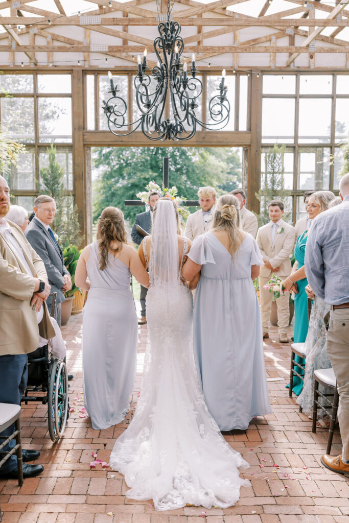 a wedding at the wild daisy farm in molena, ga