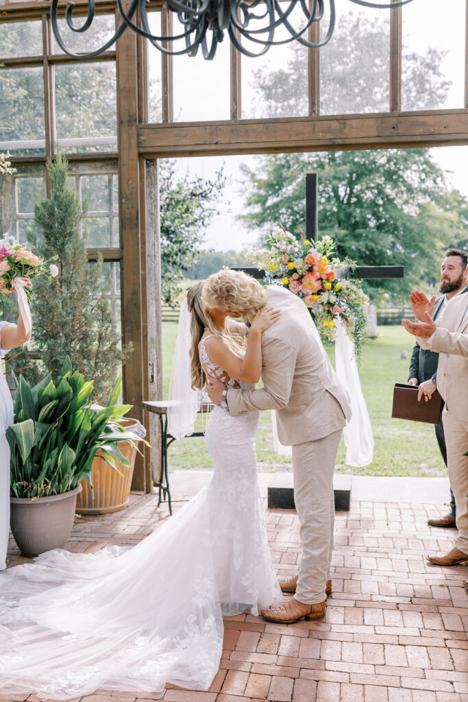 a wedding at the wild daisy farm in molena, ga